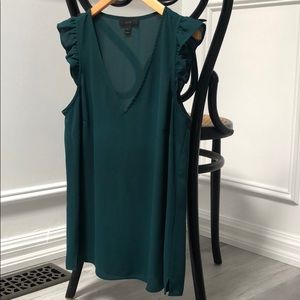 Forest Green J Crew Sleeveless Top